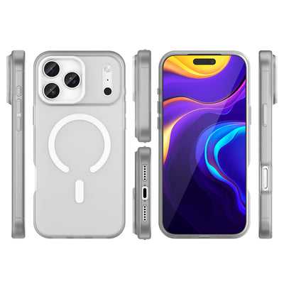 Magnetic Abrasive Case for iPhone 17 Pro Max Compatible with MagSafe - Matte White — Hurtel