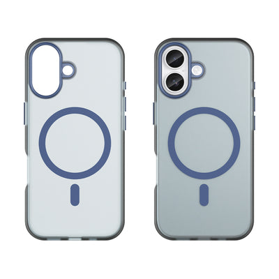 Magnetic Abrasive iPhone 17 Case Compatible with MagSafe - Matte Blue — Hurtel