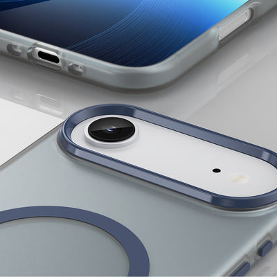 Magnetic Abrasive iPhone 17 Air Case Compatible with MagSafe - Matte Blue — Hurtel