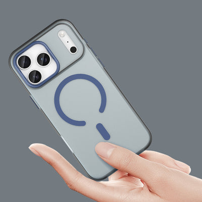 Magnetic Abrasive iPhone 17 Pro Max Case Compatible with MagSafe - Matte Blue — Hurtel