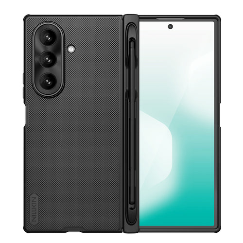 Nillkin Super Frosted Shield Fold Case for Samsung Galaxy Z Fold 7 with S Pen Space - Black