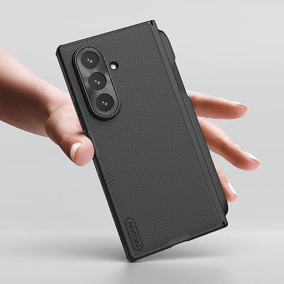 Nillkin Super Frosted Shield Fold Magnetic Case for Samsung Galaxy Z Fold 7, MagSafe Compatible, with S Pen Space - Black