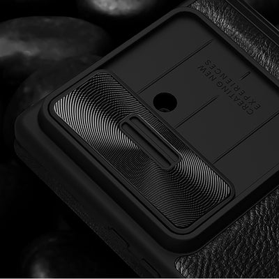 Nillkin Qin Pro Case for Samsung Galaxy Z Fold 7 with S Pen Space - Black