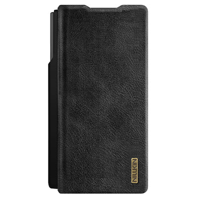 Nillkin Qin Pro Case for Samsung Galaxy Z Fold 7 with S Pen Space - Black
