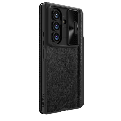 Nillkin Qin Pro Case for Samsung Galaxy Z Fold 7 with S Pen Space - Black