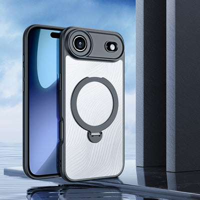 Dux Ducis Aimo Mag Case with Magnetic Ring and Stand for iPhone 17 Air – Black
