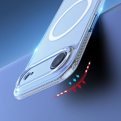 Dux Ducis Clin Mag Case for iPhone 17 Air Compatible with MagSafe - Transparent