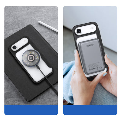 Dux Ducis Skin X Pro iPhone 17 Air Case with Wallet, MagSafe Compatible - Black