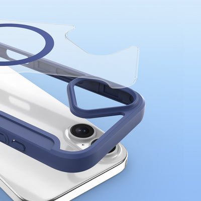 Dux Ducis Skin X Pro iPhone 17 Air Case with MagSafe and Wallet - Blue