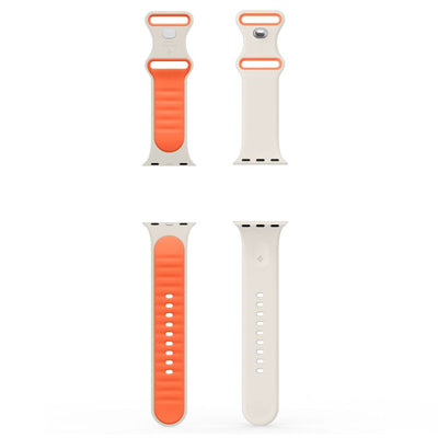 Spigen Nano Pop Strap for Apple Watch 44/45/46/49 mm - Beige-Orange