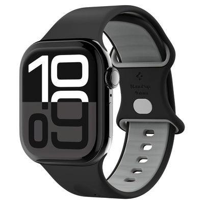 Spigen Nano Pop Strap for Apple Watch 44 / 45 / 46 / 49 mm - Black and Gray