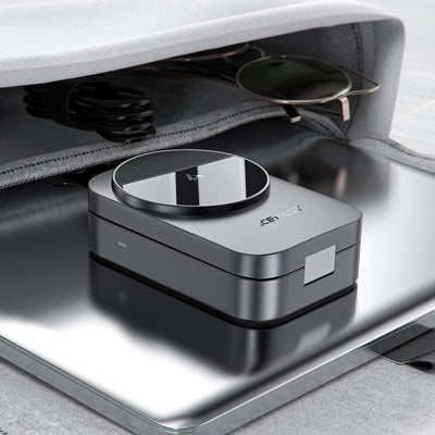 Acefast E22 3-in-1 Wireless Inductive Charging Station, MagSafe Compatible - Gray