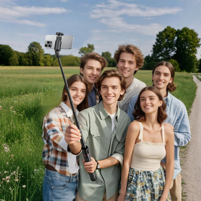 Acefast E31 Selfie Stick with Automatic Instant folding - Black