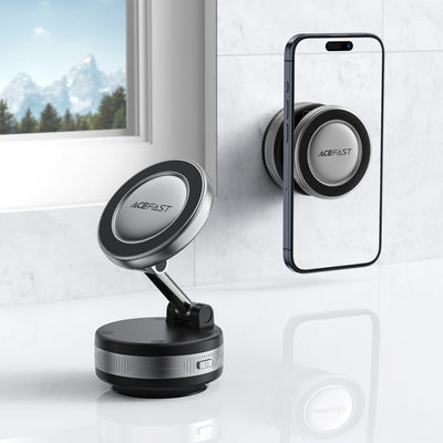Acefast E30 Magnetic Dashboard/Windshield Suction Cup Holder - Black
