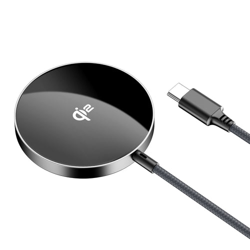 Acefast E24 Qi2 15W Magnetic Inductive Charger with 1.2m USB-C Cable - Black