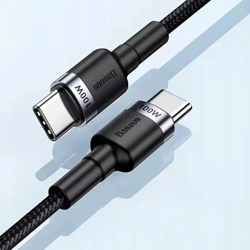 Baseus Cafule 100W PD2.0 USB-C - USB-C Cable 2m - Gray-Black