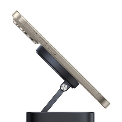 Baseus MagPro Series II 7-in-1 USB-C Hub with MagSafe-compatible Charger 15W + HDMI + USB-A + USB-C + SD/TF - Black