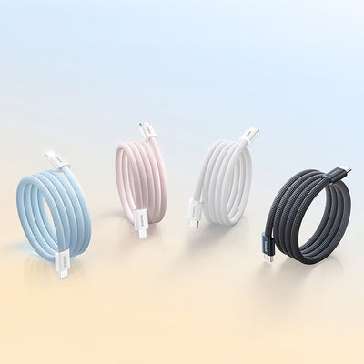 Baseus Dynamic 4 Pro 100W USB-C - USB-C Magnetic Cable 1m - White