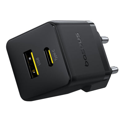 Baseus Palm 30W USB-C USB-A Wall Charger - Black