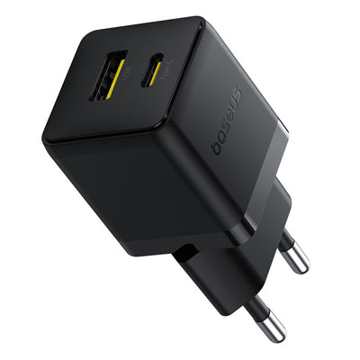 Baseus Palm 30W USB-C USB-A Wall Charger - Black