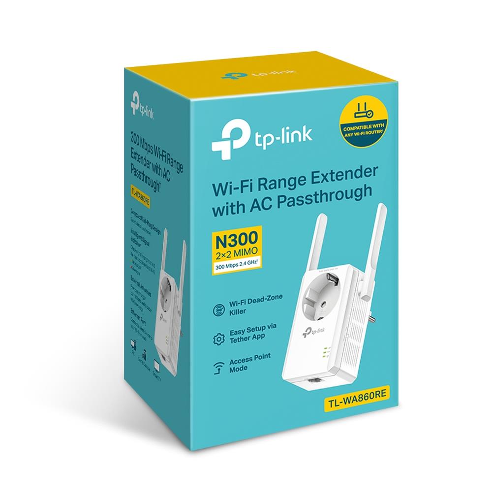 WRL RANGE EXTENDER 300MBPS/TL-WA860RE TP-LINK