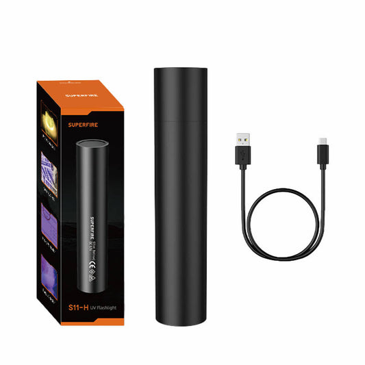 UV Flashlight Supfire S11-H, 365NM, USB - Product Image 1