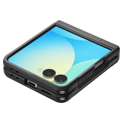 Spigen Tough Armor Pro Mag MagSafe Case for Samsung Galaxy Z Flip 7 - Black