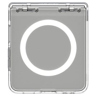 Spigen Ultra Hybrid Pro Mag MagSafe Case for Samsung Galaxy Z Flip 7 - Clear and White