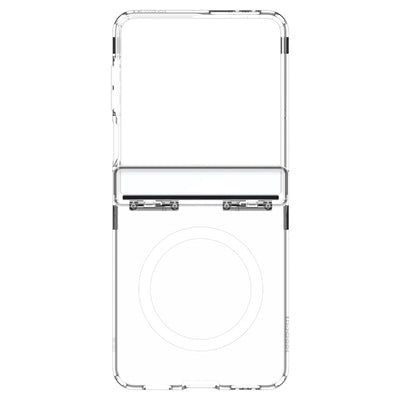 Spigen Ultra Hybrid Pro Mag MagSafe Case for Samsung Galaxy Z Flip 7 - Clear and White