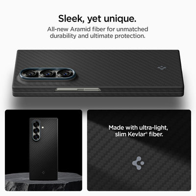 Spigen AirSkin Aramid Case for Samsung Galaxy Z Fold 7 - Black
