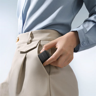 Baseus Palm 1C 20W Wall Charger (with Baseus Mini White USB-C 60W (20V/3A) 1m Cable) - Black