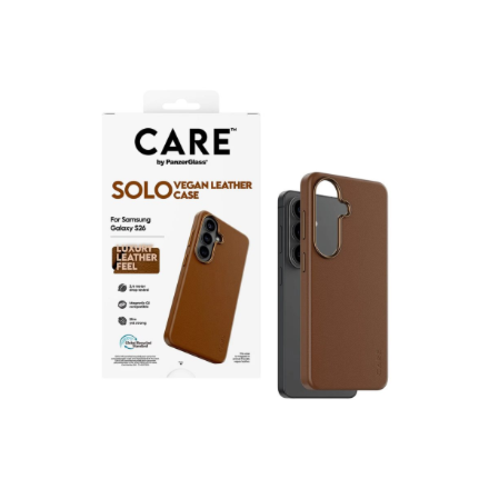 CARE by PanzerGlass Solo Case Brown Samsung New Galaxy S26