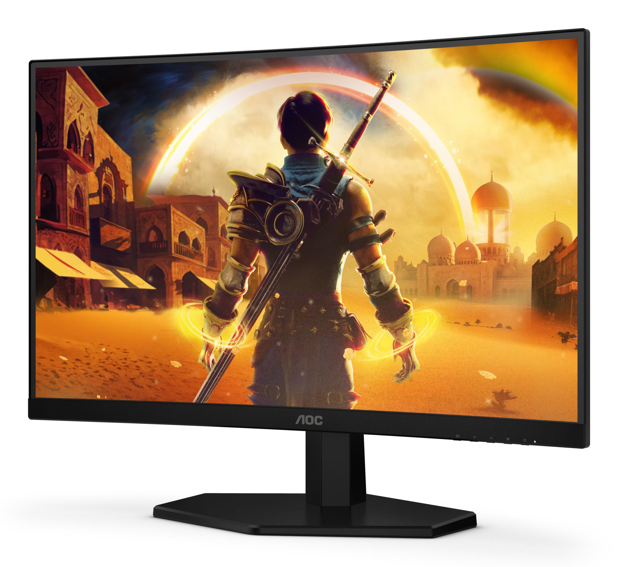 LCD Monitor AOC 23.6 " 1920 x 1080 pixels Full HD Native aspect ratio 16:9 LED Curved C24G42E