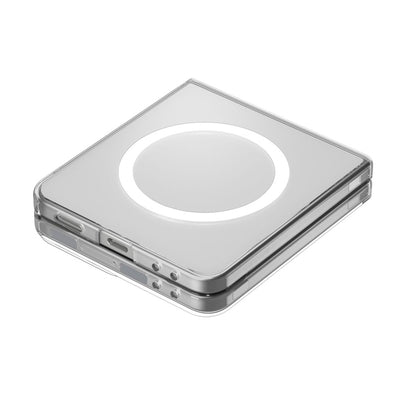 Spigen AirSkin Mag MagSafe Case for Samsung Galaxy Z Flip 7 - Clear and White