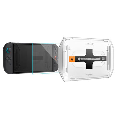 Spigen Glas.Tr ”EZ FIT” Tempered Glass 2-pack for Nintendo Switch 2 - Transparent