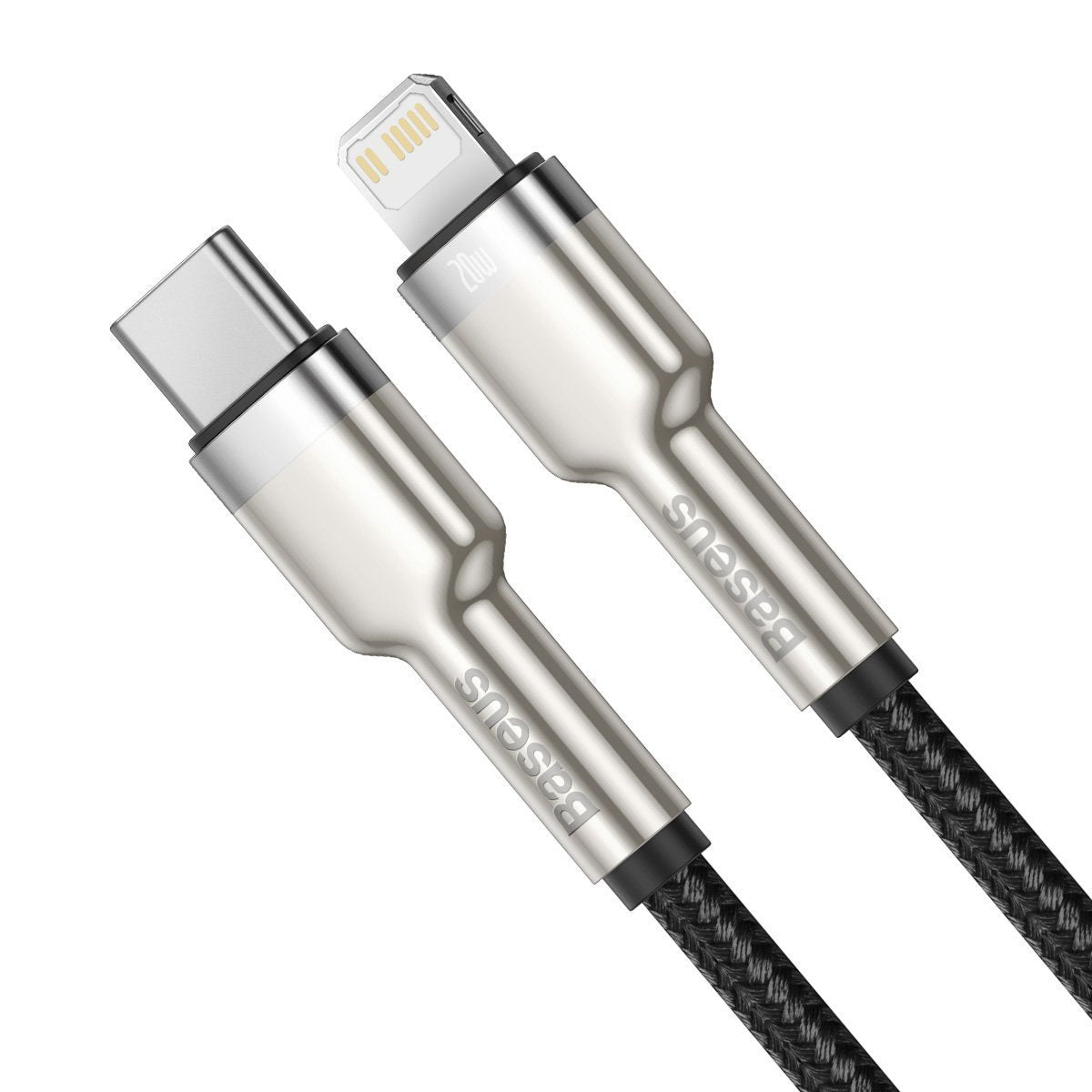 USB-C cable for Lightning Baseus Cafule, PD, 20W, 1m (black) - Product Image 3