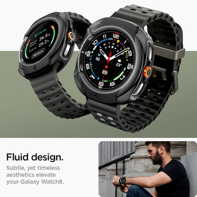 Spigen Liquid Air Case for Samsung Galaxy Watch 8 Classic 46mm - Black