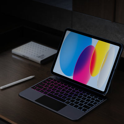 Etui z klawiaturą Dux Ducis (MK series) na iPad 10" (2022) iPad 11" (2025) - czarne