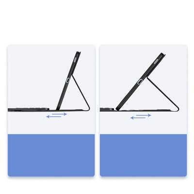 Etui z klawiaturą Dux Ducis (TK series) na Samsung Tab S10 FE+ (Plus) - czarne