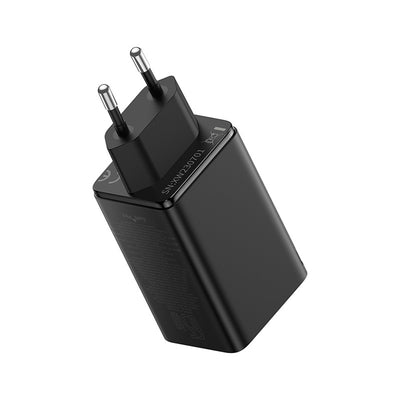 Baseus GaN6 Pro Charger 65W 2 x USB-C 2 x USB-A with Black USB-C Cable 100W 1m - Black
