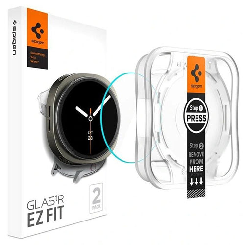 Spigen Glas.TR ”Ez-Fit” Tempered Glass for Samsung Galaxy Watch 8 44mm - Transparent