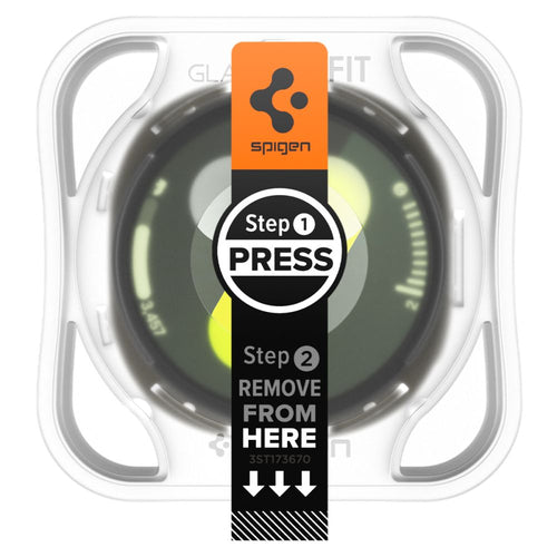 Spigen Glas.TR ”Ez-Fit” Tempered Glass for Samsung Galaxy Watch 8 44mm - Transparent