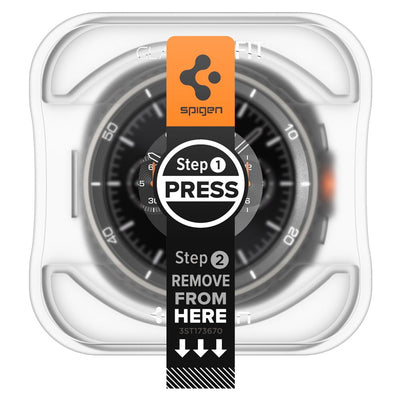 Spigen Glas.TR ”Ez-Fit” Tempered Glass for Samsung Galaxy Watch 8 46mm - Transparent