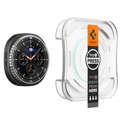 Spigen Glas.TR ”Ez-Fit” Tempered Glass for Samsung Galaxy Watch 8 46mm - Transparent