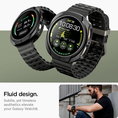 Spigen Liquid Air Case for Samsung Galaxy Watch 8 40mm - Matte Black