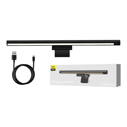 Baseus i-wok Pro series USB stepless dimming screen hanging light (fighting) Black - Product Image 1