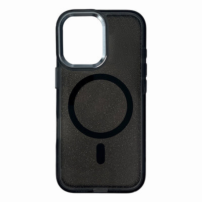Glitter Case MagSafe Compatible for iPhone 17 - Black — Hurtel
