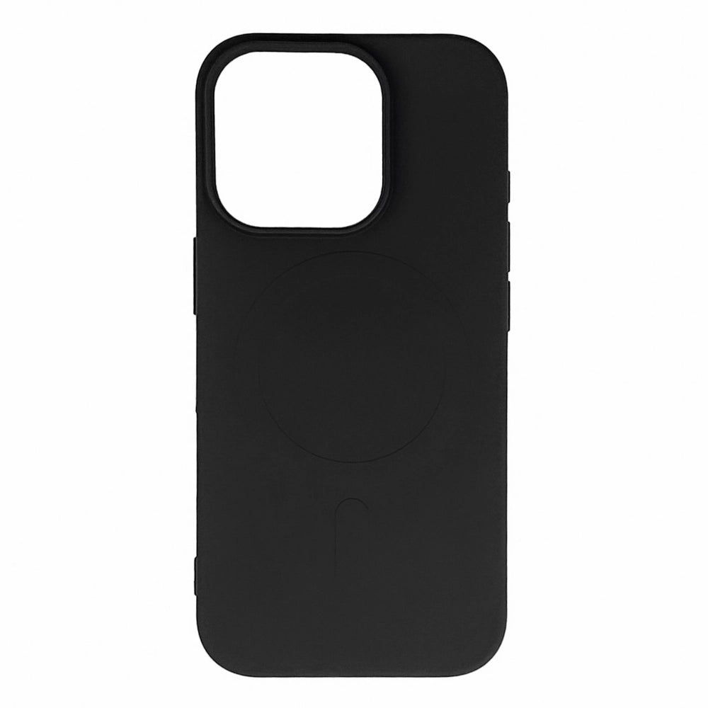 MagSafe Compatible Liquid Silicone Case for iPhone 17 Pro Max - Black — Hurtel