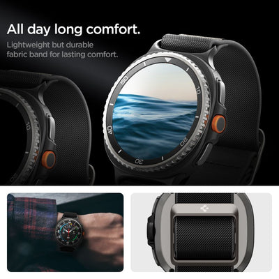 Spigen Fit Lite Strap for Samsung Galaxy Watch 40/44/46 mm - Black