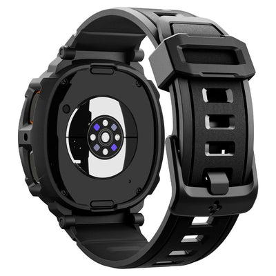 Spigen Rugged Armor Pro Strap for Samsung Galaxy Watch 8 44mm - Matte Black